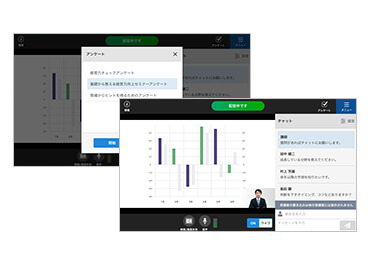 Increased understanding through chat and questionnaire functions