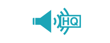 High-quality sound