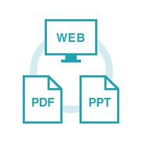 Sharing of assorted file formats