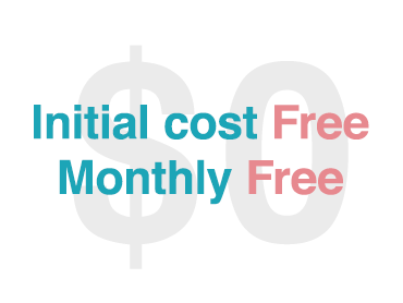 No initial or fixed monthly payments.